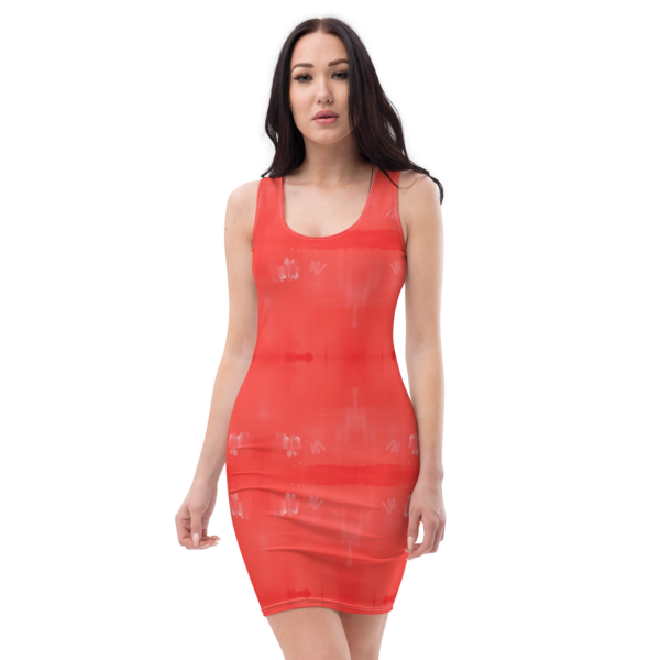 Bodycon dress Red Fragment - Image 3