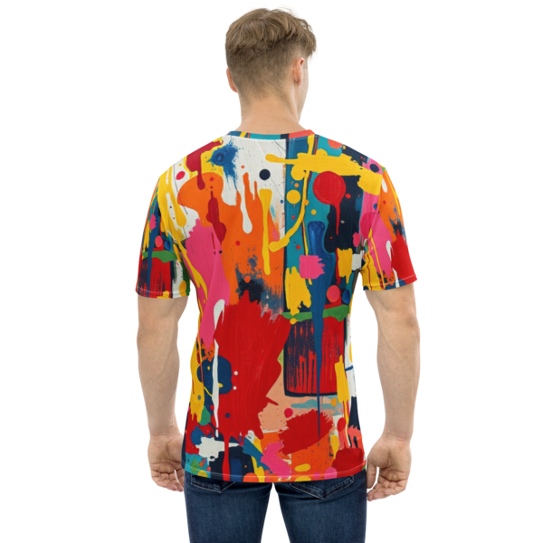 Men's t-shirt all over Crimson Pulse - Image 3