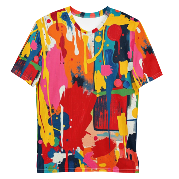 Men's t-shirt all over Crimson Pulse - Image 5