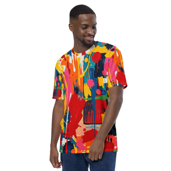 Men's t-shirt all over Crimson Pulse - Image 4
