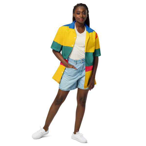 Unisex button shirt Fusion Pulse - Image 2