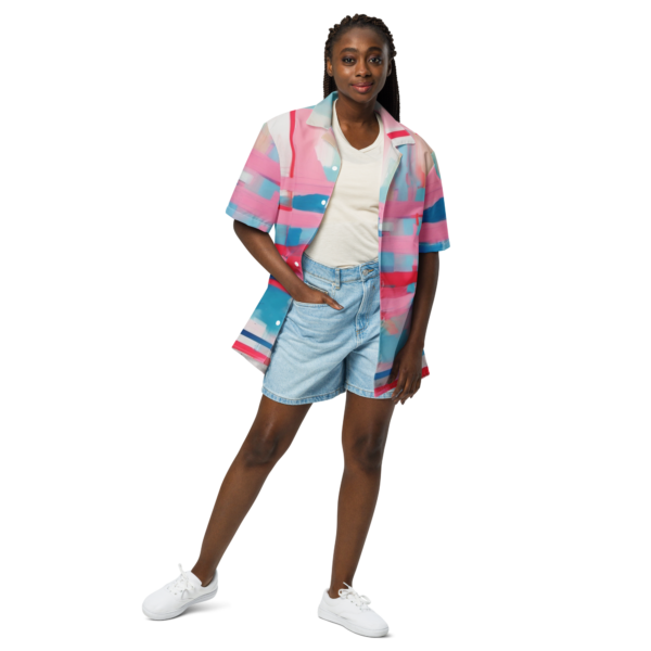 Unisex button shirt Ethereal Trace - Image 4