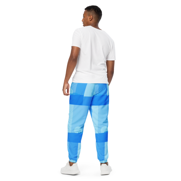 Unisex track pants Blue Fragment - Image 3