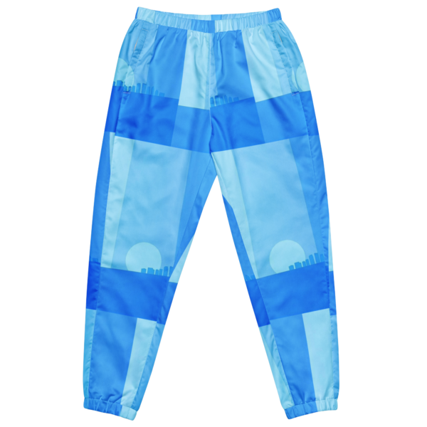 Unisex track pants Blue Fragment - Image 5