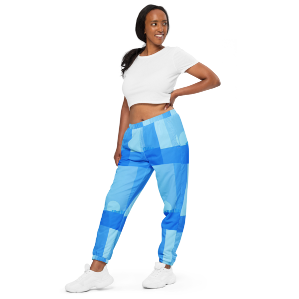 Unisex track pants Blue Fragment - Image 2