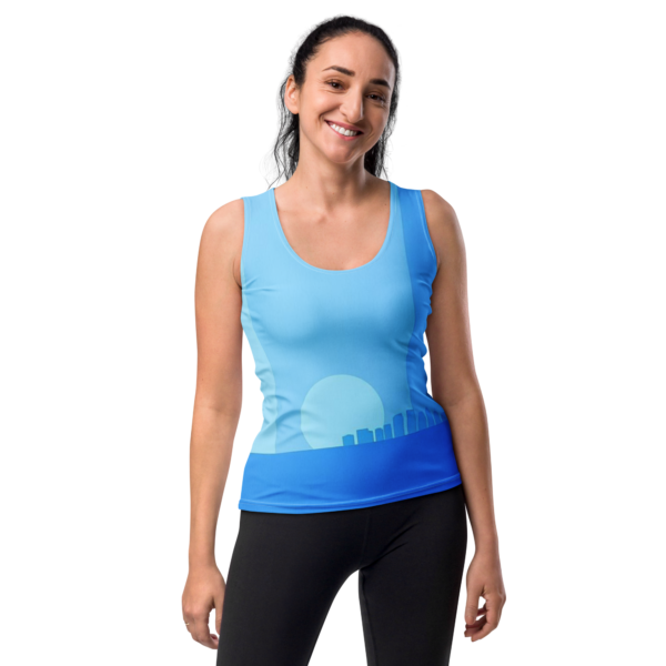 Tank Top Blue Fragment - Image 2