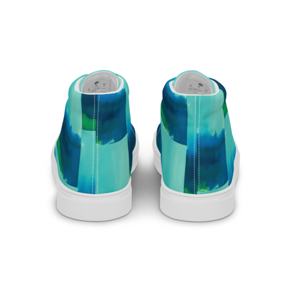 Men’s high top canvas shoes Abstract Muse - Image 15