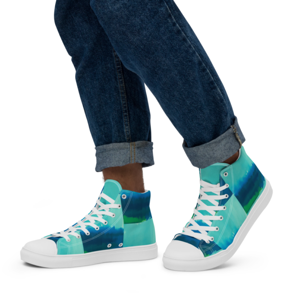 Men’s high top canvas shoes Abstract Muse
