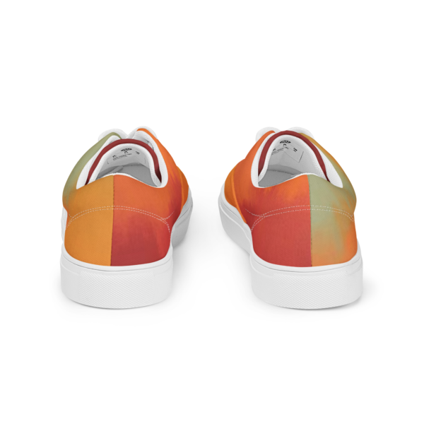 Men’s lace-up canvas shoes Surreal Layers - Image 8