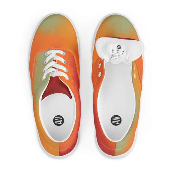 Men’s lace-up canvas shoes Surreal Layers - Image 9