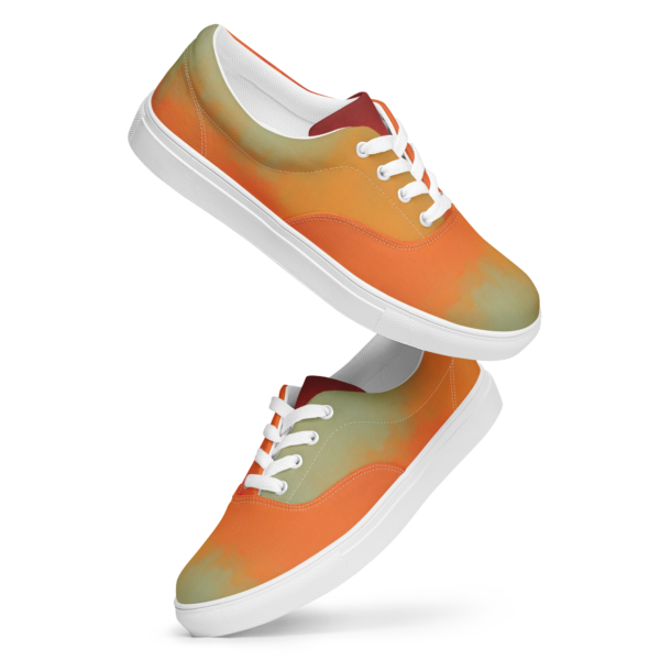Men’s lace-up canvas shoes Surreal Layers - Image 3