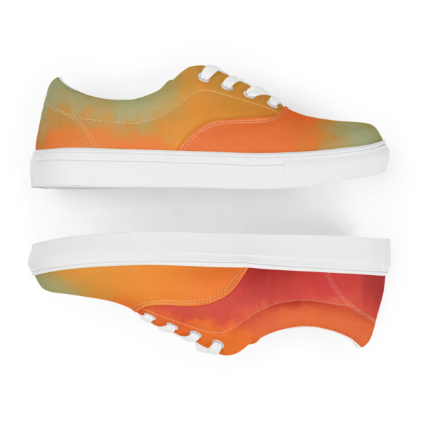 Men’s lace-up canvas shoes Surreal Layers - Image 5