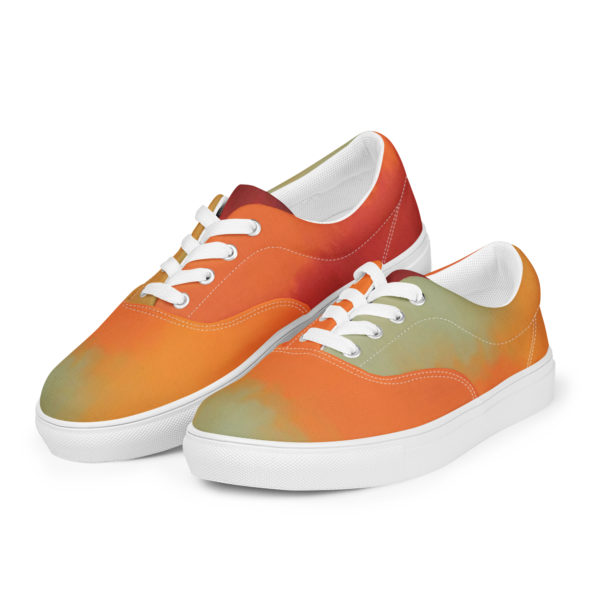 Men’s lace-up canvas shoes Surreal Layers - Image 10