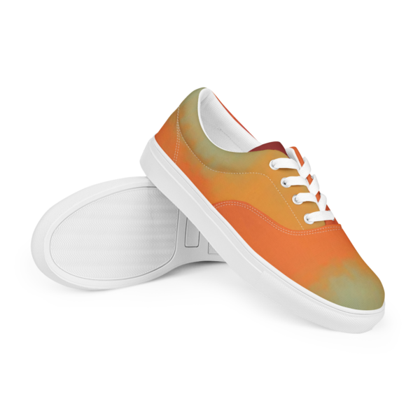 Men’s lace-up canvas shoes Surreal Layers - Image 4