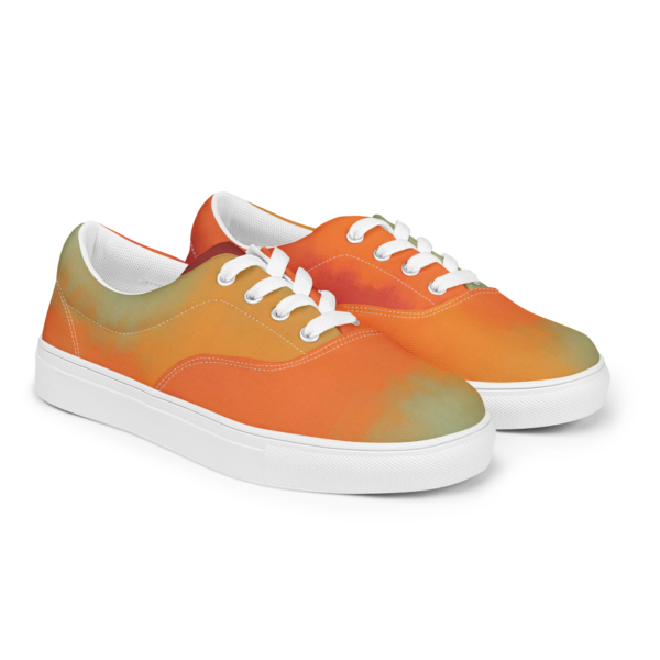 Men’s lace-up canvas shoes Surreal Layers - Image 11