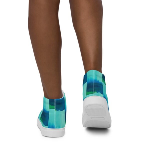 Women’s high top canvas shoes Abstract Muse - Image 4