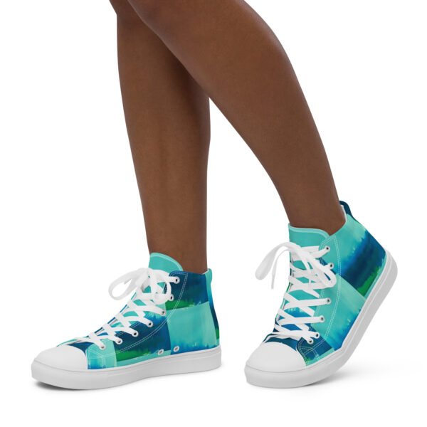 Women’s high top canvas shoes Abstract Muse