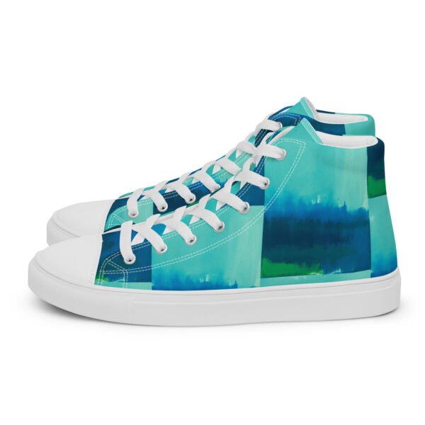 Women’s high top canvas shoes Abstract Muse - Image 7