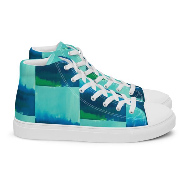 Women’s high top canvas shoes Abstract Muse - Image 13