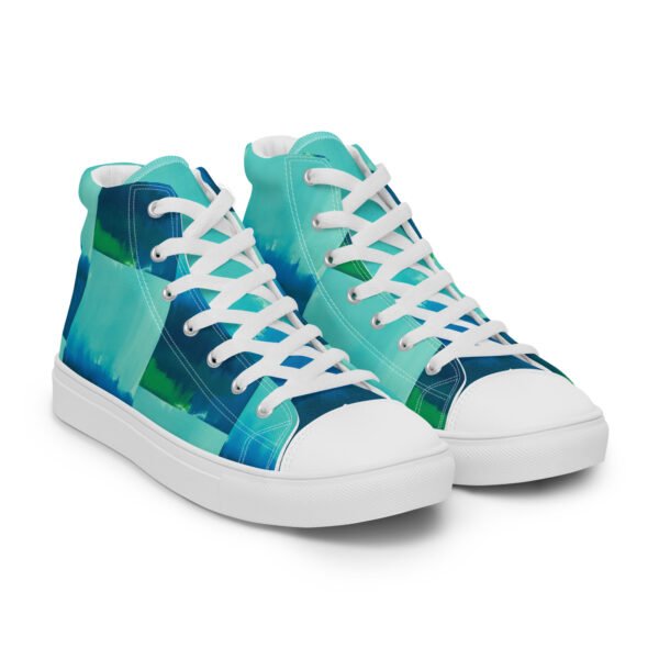 Women’s high top canvas shoes Abstract Muse - Image 15